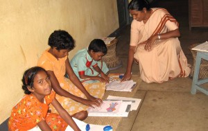 Braille Class at Jeevdan School