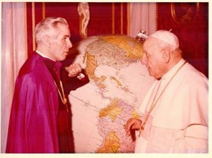 Fulton Sheen with Pope John XXIII