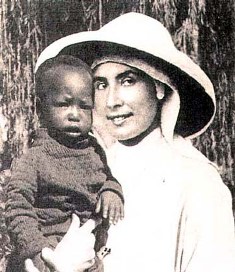 Sister Irene with African boy