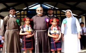 Sister and Priest from Diocese of Kohima